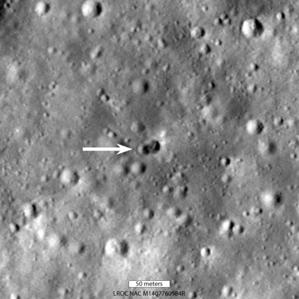 Misterio revelado: el cohete propulsor deja dos cráteres en la superficie de la luna