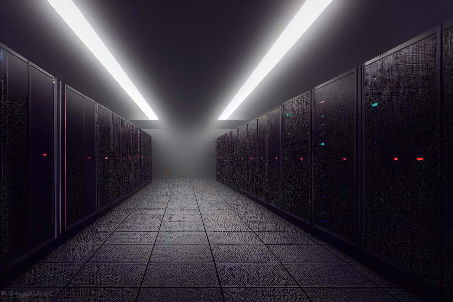 dark server racks in computer network security
