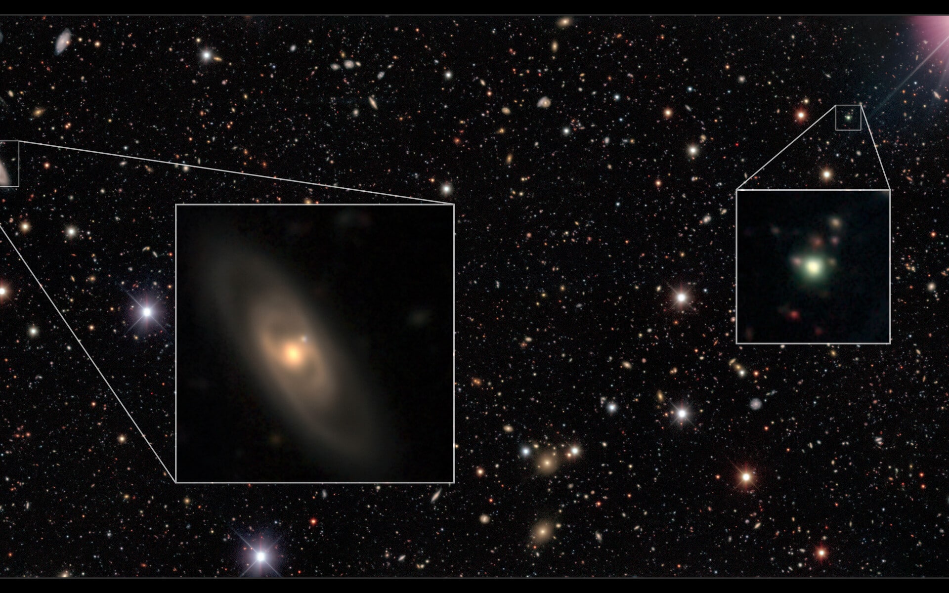 Dark Energy Camera Deep Image with Quasar (no annotations)