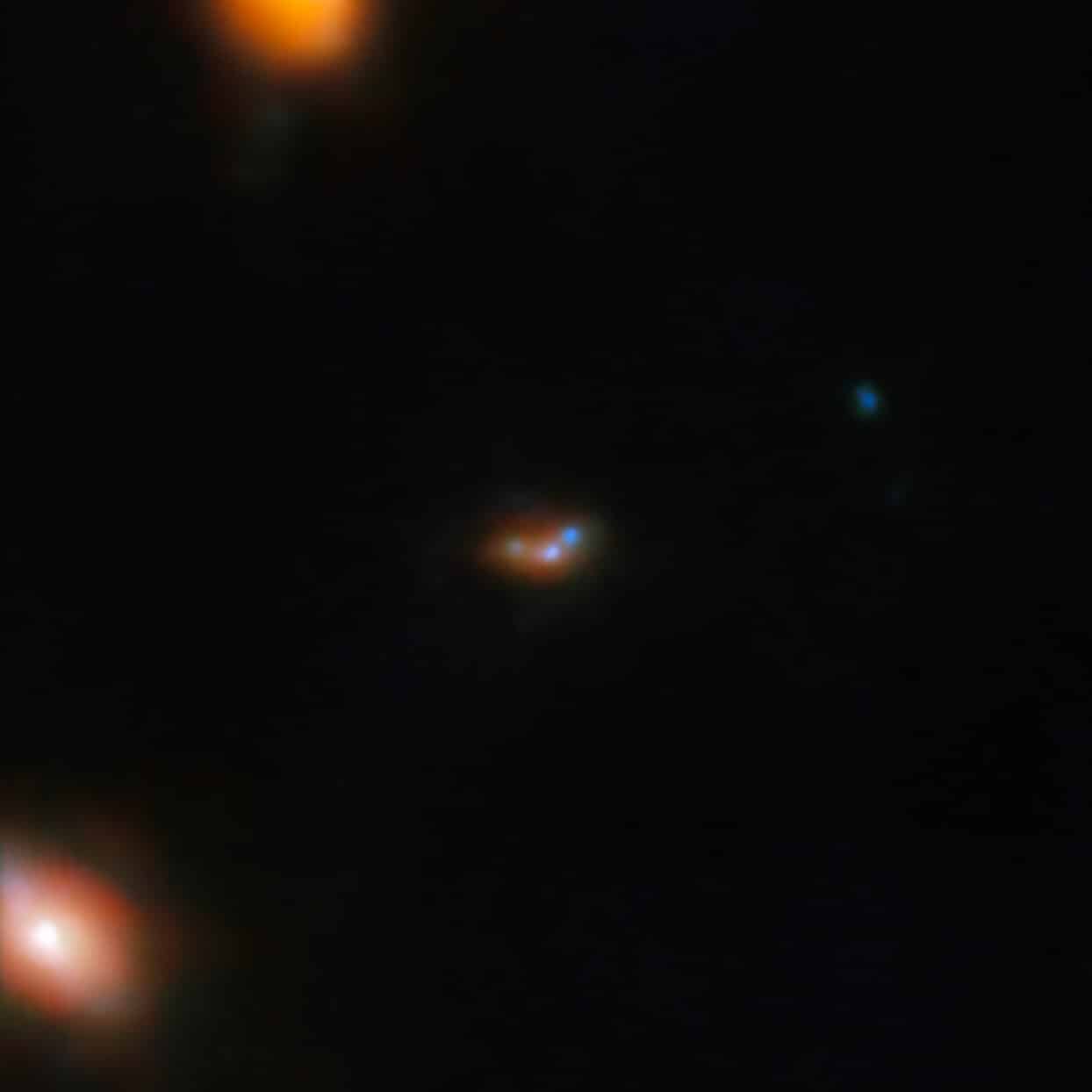 Lyman-α emitting galaxy EGSY8p7 (NIRCam image)