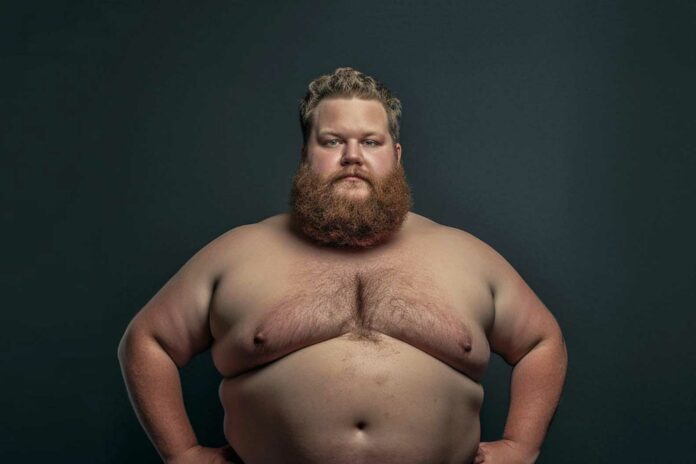 man overweight