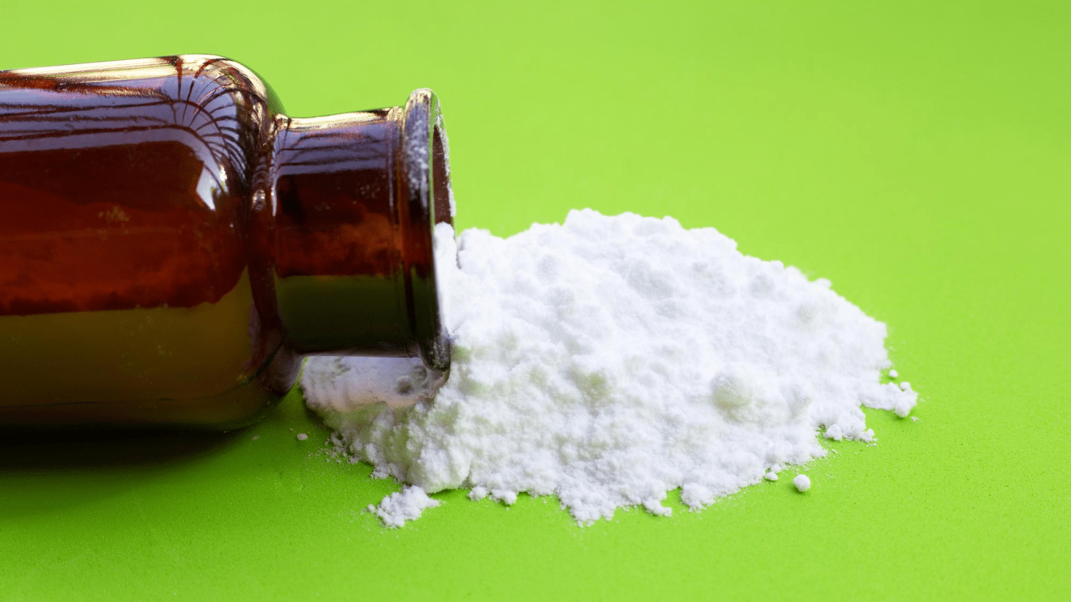 perchlorate salt on green background