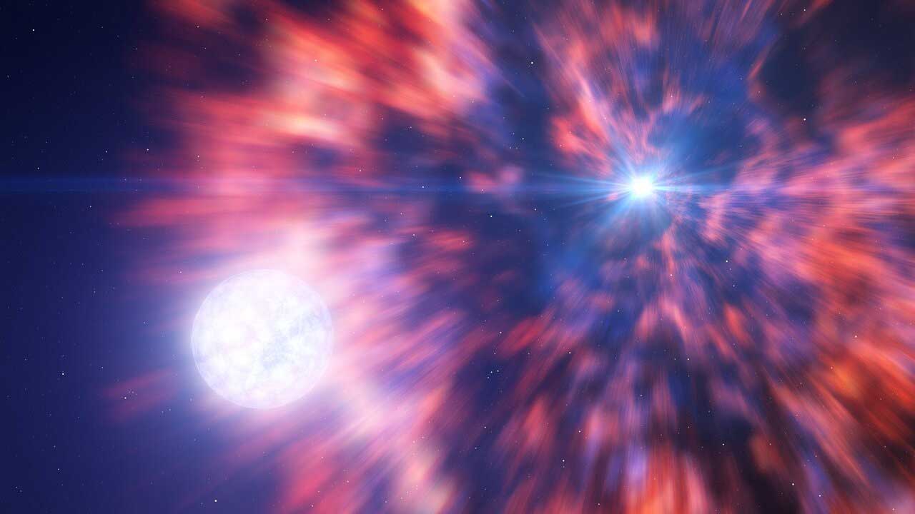 A star goes supernova in a binary system