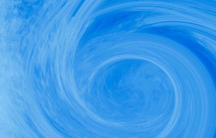 background of turbulent vortex