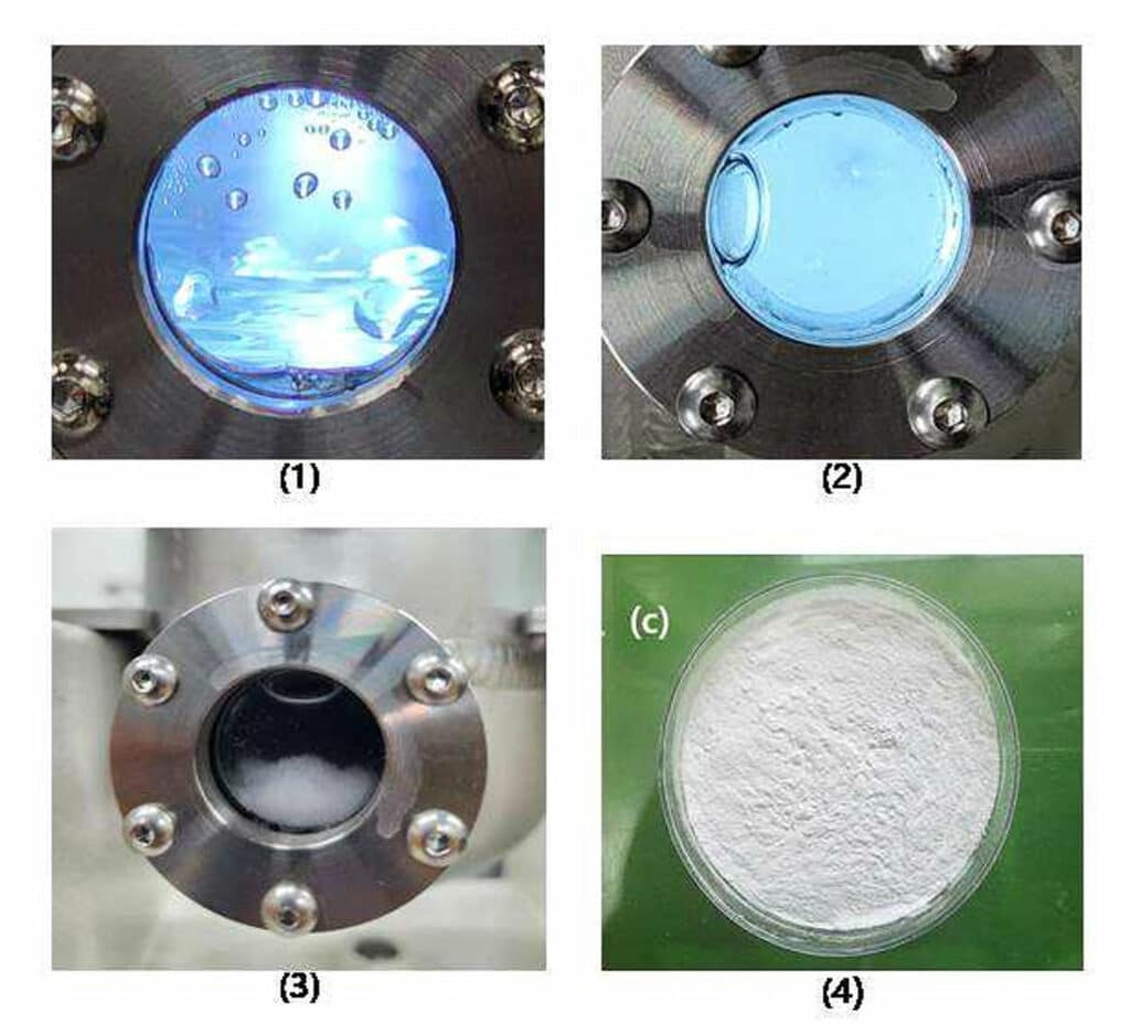 Lithium mineral carbonation process using plasma. 