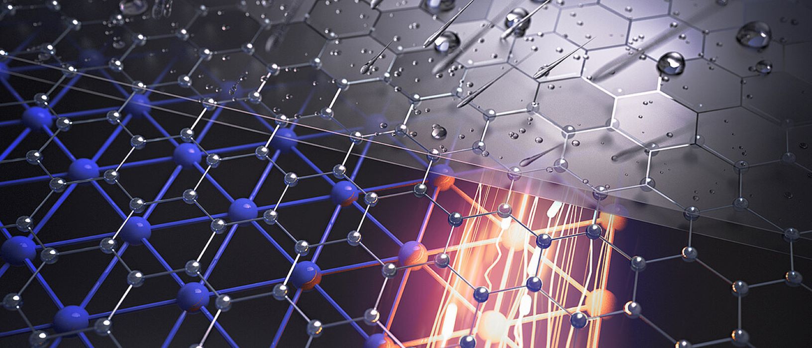 graphene layer protects against water