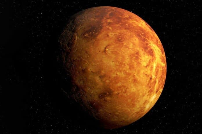 Venus Solar System Planet royalty-free stock illustration