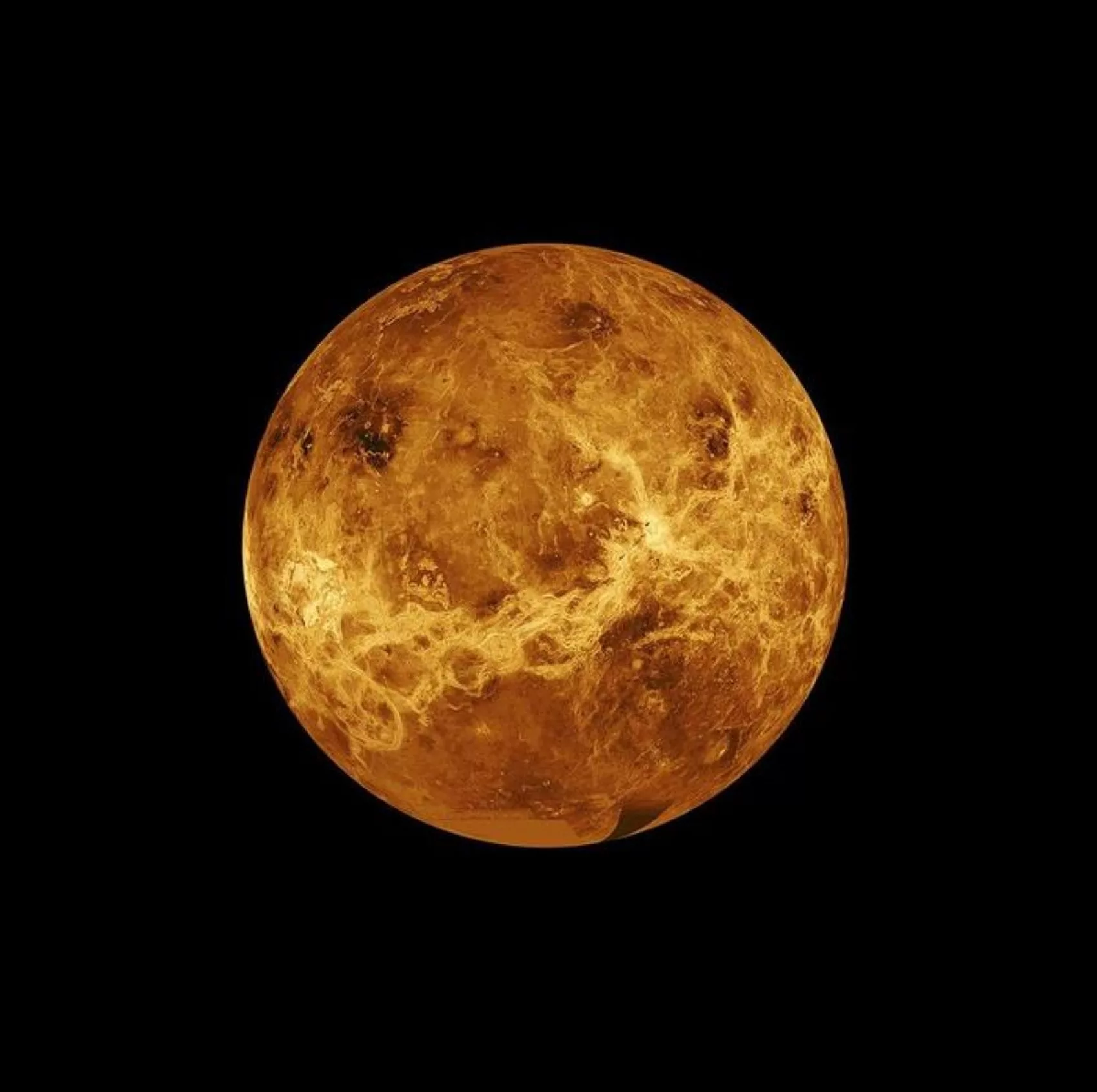 Study explains why Venus has no rocky moon